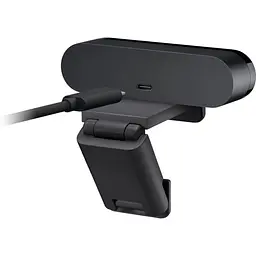 Веб-камера Logitech Brio 4K Graphite UltraHD (L960-001718) Black (960-001718) - мініатюра 3