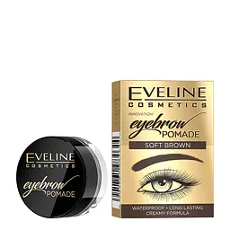 Помада для брів Eveline Eyebrow Pomade коричневий 4 г (LMKKBRWPOMLB) - мініатюра 2