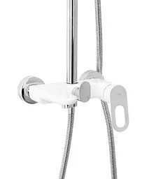 Душова система універсальна Lidz Latwa 1030, White (k35) LDLAT1030WHI45427 - мініатюра 2