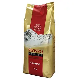 Кава Swisso Kaffee Crema в зернах 1 кг