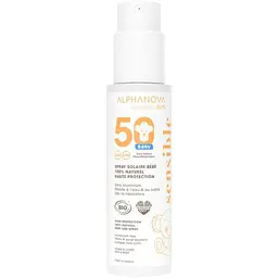 Сонцезахисний спрей для немовлят і дітей Alphanova Organic Sun SPF 50 органічний 100 г