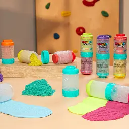 Набір для ліплення 2-В-1 WONDER FACTORY – ЯСКРАВИЙ СТАРТ: МАСА ДЛЯ ЛІПЛЕННЯ І ПІСОК (в ас., в дисп) - мініатюра 7