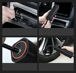 Автомобільний компресор Baseus BS-CG003 Super Mini Inflator Pump (CRCQ000001) [69578] - мініатюра 6
