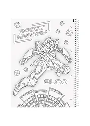 Блокнот А4 80 арк. BRUNNEN Premium Robot Heroes клітинка (10-679 28 421) - мініатюра 3