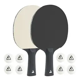 Набір для настільного тенісу Joola Black White 2 Bats 8 Balls (54817) - мініатюра 2