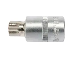 Головка торцева Yato квадрат 1/2" Spline M16 L= 55 мм (YT-04346) - мініатюра 2