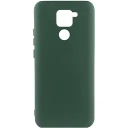 Чохол Lakshmi Silicone Cover (AA) для Xiaomi Redmi Note 9 / Redmi 10X Зелений / Dark green