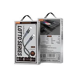 Дата кабель USB-C to USB-C 1.3m Lotto PD-B89CC Black Proda (PD-B89 (C-C)-BK) - мініатюра 2