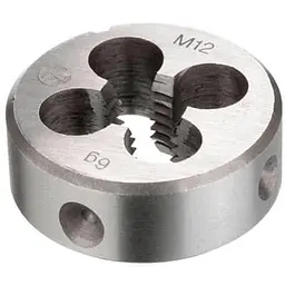 Плашка ручна кругла метрична Intertool M12 х 1.75