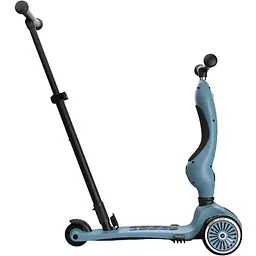 Самокат Scoot and Ride Highwaykick-1 Push and Go сіро-синій (SR-240527-STEEL) - мініатюра 2