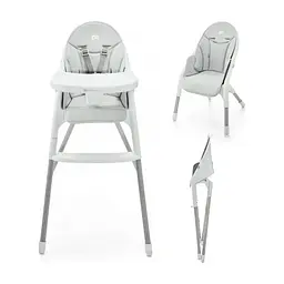 Стілець для годування Kinderkraft Dinnly Grey (5902533926558)