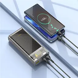 Зовнішній акумулятор HOCO J103A Discovery edition 22.5W fully compatible power bank(20000mAh) Gray (6931474788948) - мініатюра 8