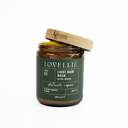 Легка кремова маска Делікатне відновлення Light Hair Mask Delicate Repair LOVELLIE 200 мл - мініатюра 3