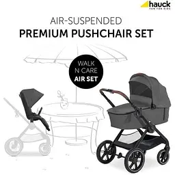 Універсальна коляска 2 в 1 Hauck Walk N Care Air Dark Grey, темно-сіра (16548-5) - мініатюра 11