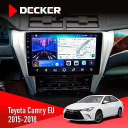 Штатна магнітола Toyota Camry 2015-2018 Decker D10-006 4x64, 4G Decker (НФ-00009535)