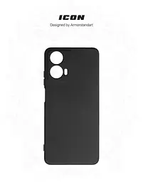 Чехол ArmorStandart ICON для Motorola G24 Camera cover Black (ARM74300) - мініатюра 3