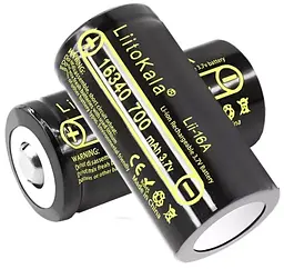 Акумулятор LiitoKala Lii-16A 16340 700 mah Чорний (2211480962) - мініатюра 4
