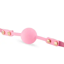 Кляп Knebel Ball Gag рожевий - мініатюра 3