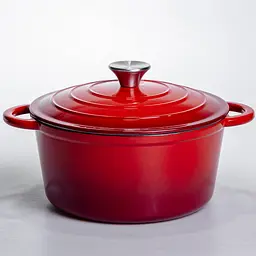 Каструля чавунна емальована 4 л, червоний Yongkang HP-FLG-1 RED