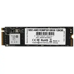 Твердотільний накопичувач SSD AMD 128Gb, R3, PCI-E 3.0 x4, M.2 2280, 3D TLC, 1800/1250 МБ/с teh0019771