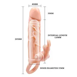 Насадка на пеніс BAILE BRAVE MAN 10 Vibraton Baile BI-026225Z 102752 - мініатюра 6