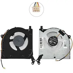 Вентилятор для ноутбука LENOVO Legion 5 15ARH05 5 15IMH05H 5V GPU (довгий кабель)