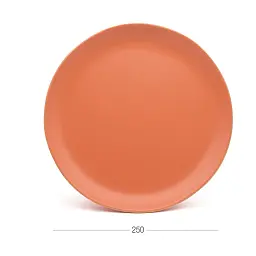 Тарілка обідня МВМ My Home KP-32 25 см коралова (KP-32 CORAL) - мініатюра 3