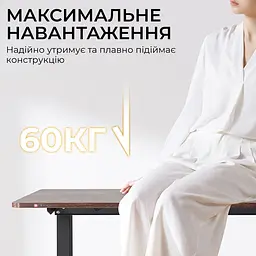 Геймерський стіл Sihoo D03 Walnut Black (D03-104/D03-108) - мініатюра 7