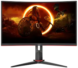 Монiтор 27" AOC C27G2Z3/BK Black/Red - мініатюра 2