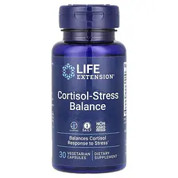 Підтримка наднирників Cortisol-Stress Balance 30 вегетаріанських капсул Life Extension vit0005155