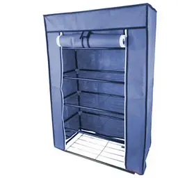 Стелаж тканинний для зберігання взуття Combination Shoe Frame 60X30X90 Синій