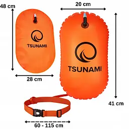 Буй для плавання TSUNAMI Basic надувний TS008 (P-5907739314055) - мініатюра 7
