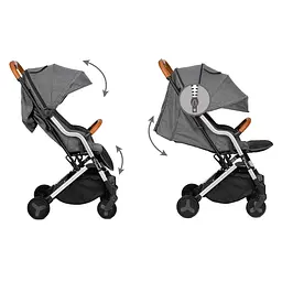 Прогулянкова коляска Kidwell Mavero Silver/Brown - мініатюра 2