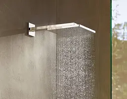 Верхній душ Hansgrohe Raindance Select E 300 1jet Air з тримачем 390 мм EcoSmart 9 l/min хром 26239000, Хром - мініатюра 2