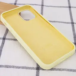 Чохол Silicone Case Full Protective (AA) для Apple iPhone 13 mini (5.4) Жовтий / Mellow Yellow - мініатюра 3