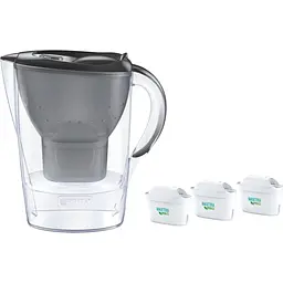Фільтр-глечик Brita Marella Memo MXPro 2.4л Grafite + 3 картрижда (1052796) [150421]