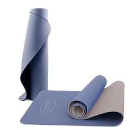 Килимок для йоги та фітнесу PowerPlay 4150 TPE Premium Performance Mat Синій (183x61x0.6) (PP_4150_Blue) - мініатюра 7