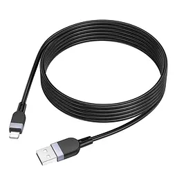 Кабель синхронизации Hoco X109 Silicone 2.4A USB to Lightning 2m Black (35924_3605829)