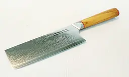 Ніж кухонний-сокир 17 см Damascus DK-OK 4005 AUS-10 дамаська сталь 67 шарів - мініатюра 8