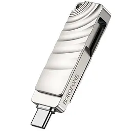 Флеш накопичувач подвійний - USB3.0 і Type-C - Borofone BUD3 128GB - мініатюра 3