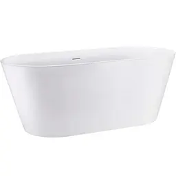 Ванна акрилова окремостояча Rea Milano 150x70 white REA-W2000, Білий - мініатюра 3
