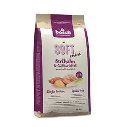 Напіввологий корм для собак Бош Софт з цесаркою і бататом, Bosch Soft Mini Guinea Fowl & Sweet Potato (2,5 кг)