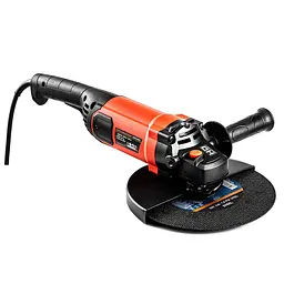 Шліфмашина кутова мережева GTM AG230/2300HD (230 мм, 2300 Вт, 6500 об/хв) - мініатюра 2