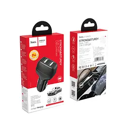 Адаптер автомобільний HOCO Leader Z36 2USB чорний - мініатюра 4