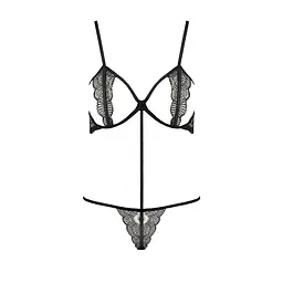 Комплект білизни Passion QUENTRIS BIKINI black L/XL - мініатюра 5