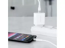 Мережевий зарядний пристрій Proove Rapid 20 W Type-C + кабель Type-C to Lightning White (2001001795764) - мініатюра 2