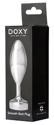 Анальна пробка Doxy Butt Plug Smooth 11 см (сріблястий) - мініатюра 7