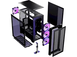 Корпус MODECOM VOLCANO EXPANSE S ARGB BLACK (AT-EXPANSE-SG-10-000000) - мініатюра 9