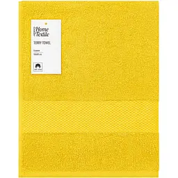 Рушник махровий Ardesto Essence 50х90 см 100% бавовна жовтий (ART2250YE) 