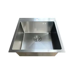 Кухонна мийка з нержавіючої сталі Mixxus MH5050 Micro Decor Ss Color MI8212, Нержавіюча сталь - мініатюра 4